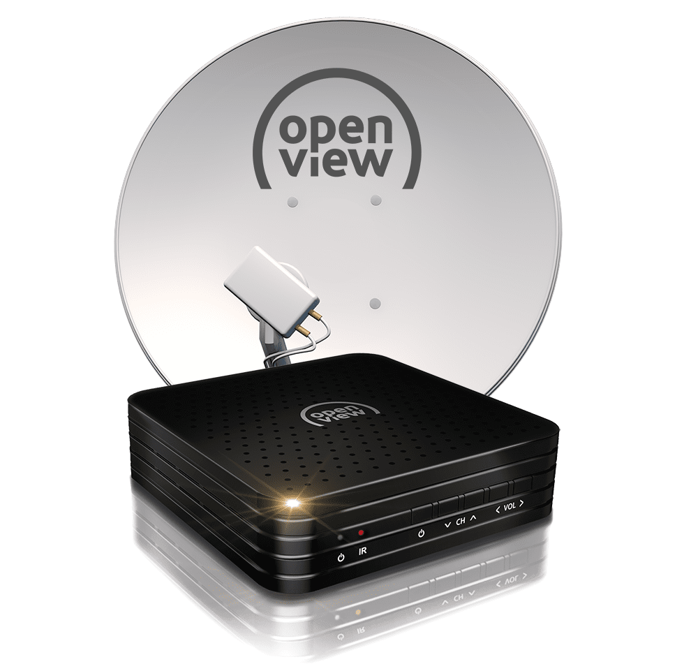 Openview satellite decoder and dish